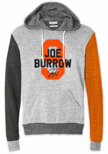 Joe Burrow Cincinnati Bengals Mens Grey Burrow NN Player Hood