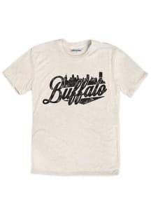 Buffalo Oatmeal Skyline Short Sleeve Fashion T Shirt