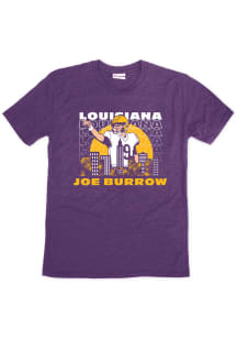 Joe Burrow  Louisiana Purple  Point Baton Rouge Short Sleeve Fashion T Shirt