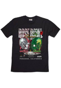 Black 2024 Rose Bowl Head to Head Short Sleeve Fashion T Shirt