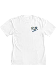 Blue 84 Pitt Panthers White Near Reaching Short Sleeve Fashion T Shirt