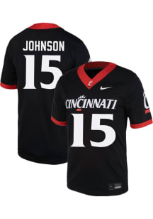 Jamari Johnson Nike Mens Black Cincinnati Bearcats NIL Football Jersey