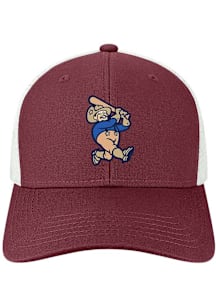 Frisco Rough Riders 2T Mid-Pro Structured Trucker Adjustable Hat - Maroon