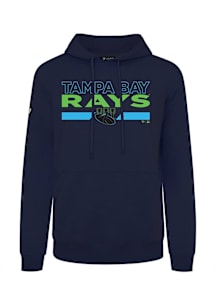 Levelwear Tampa Bay Rays Mens Navy Blue Podium Not Hitter City Connect Long Sleeve Hoodie