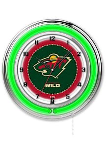 Minnesota Wild 19in Neon Wall Clock