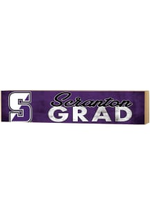 KH Sports Fan Scranton Royals 3x13 Block Sign Grad Sign - Purple