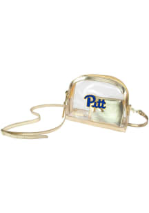Half moon Pitt Panthers Clear Bag - White