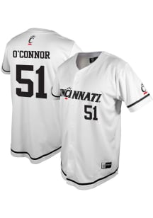 Kellen O'Connor Genuine Collective Mens White Cincinnati Bearcats NIL Jersey