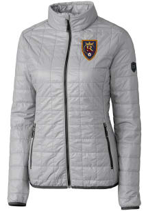 Cutter and Buck Real Salt Lake Womens Grey Rainier PrimaLoft Heavy Weight Jacket