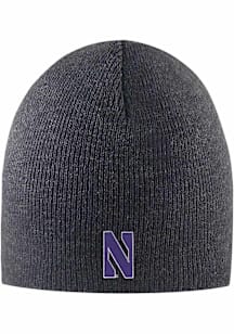 LogoFit Northwestern Wildcats Dark Grey Everest Mens Knit Hat