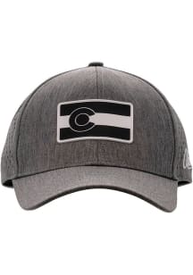 Colorado Tonal State Flag Waterproof Adjustable Adjustable Hat - Grey