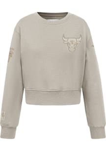 Pro Standard Chicago Bulls Girls Brown Neutral Long Sleeve T-Shirt
