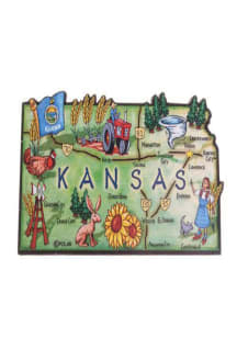 Kansas State Map Magnet