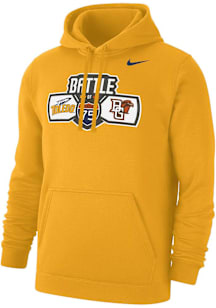 Nike Toledo Rockets Mens Gold Football Battle of I-75 Football Rivalry Long Sleeve Hoodie