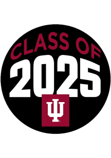 Red Indiana Hoosiers 3&quot; Class of 2025 Button