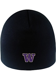 LogoFit Washington Huskies Black Everest Mens Knit Hat