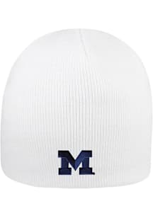 LogoFit Michigan Wolverines White Everest Mens Knit Hat