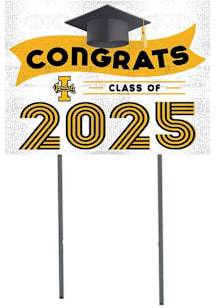 Idaho Vandals KH Sports Fan Class of 2025 graduation graphic Yard Sign - White