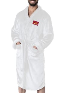 White USC Trojans #1 Dad Silk Touch Bathrobes