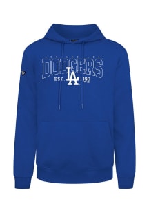 Levelwear Los Angeles Dodgers Mens Blue Podium Textbook Long Sleeve Hoodie