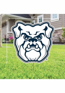 Butler Bulldogs Mascot Yard Sign - White