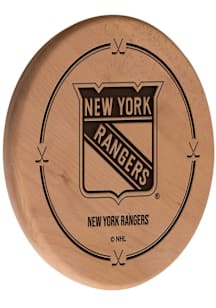 New York Rangers Laser Engraved Sign - Brown