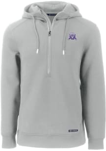 Cutter and Buck Northwestern Wildcats Mens Ash Vault Roam Hood