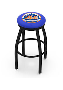 New York Mets Black Pub Stool - Black