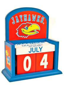Kansas Jayhawks Block Calendar Desk and Office Desk Calendar