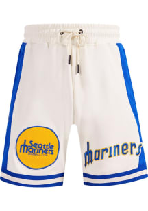 Pro Standard Seattle Mariners Mens White Retro Classic Shorts