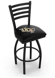 UCF Knights High Back Swivel Pub Stool - Black