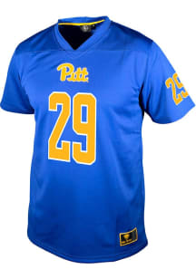 Luke DelGaudio Genuine Collective Mens Blue Pitt Panthers NIL Football Jersey