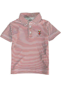 Brown Bears Toddler Red Carson Short Sleeve Polo Shirt