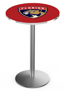 Florida Panthers Stainless Round Base Pub Table