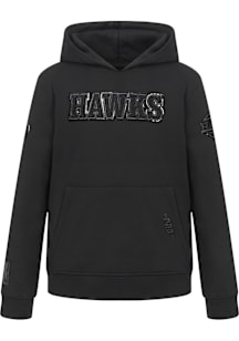 Pro Standard Atlanta Hawks Toddler Black Classic Triple Black Long Sleeve Hooded Sweatshirt