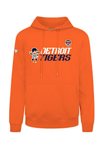 Levelwear Detroit Tigers Mens Orange Podium 8-Bit Baseball Long Sleeve Hoodie