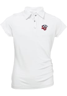 Liberty Flames Girls Pink Brighton Short Sleeve Polo