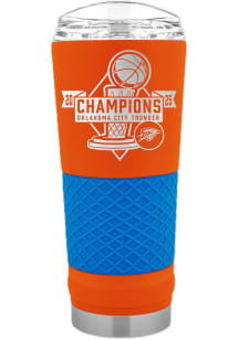 Oklahoma City Thunder 2025 NBA Finals Champions 24oz Etch Draft Stainless Steel Tumbler - Orange