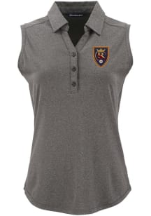 Cutter and Buck Real Salt Lake Womens Black Forge Eco Polo Shirt