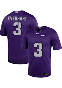 Major Everhart  Nike TCU Horned Frogs Purple Football NIL Football Jersey