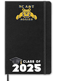 North Carolina A&T State University Class of 25 team logo Notebook and Folder - Black