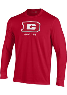 Under Armour DC Defenders Red Performance Long Sleeve T Shirt