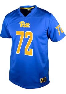Isaiah Montgomery Genuine Collective Mens Blue Pitt Panthers NIL Football Jersey