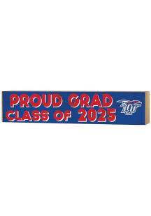 KH Sports Fan Lubbock Christian University Chaps 3x13 Block Sign Class of 2025 Sign - Blue