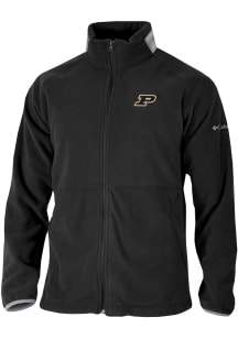 Mens Purdue Boilermakers Black Columbia Everest Ridge Long Sleeve Full Zip Jacket
