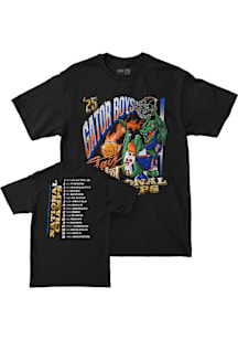 Florida Gators Black Basketball  National Championship Short Sleeve Player T Shirt