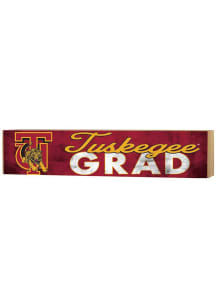 KH Sports Fan Tuskegee University Grad graduation graphic Sign - Red