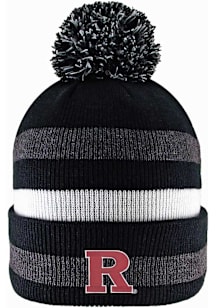 LogoFit Rutgers Scarlet Knights Black Primetime Mens Knit Hat
