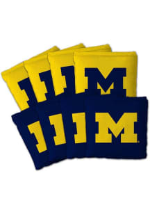 Blue Michigan Wolverines 8pk Corn Hole Bags