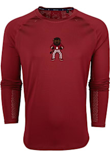 Greyson Indiana Hoosiers Mens Red Falcon Long Sleeve Crew Sweatshrt